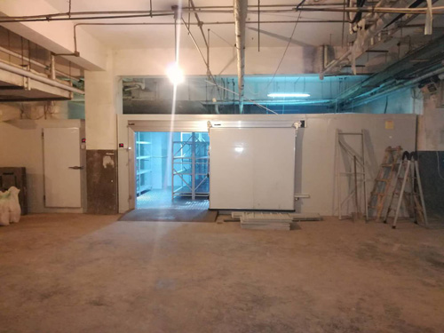 北京廣西大廈超市雙溫冷庫(kù)